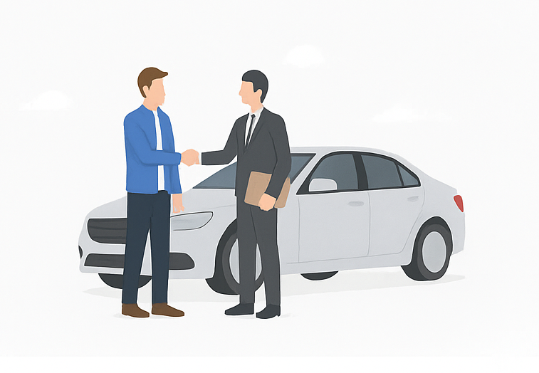 中古車買取サービスのイメージ